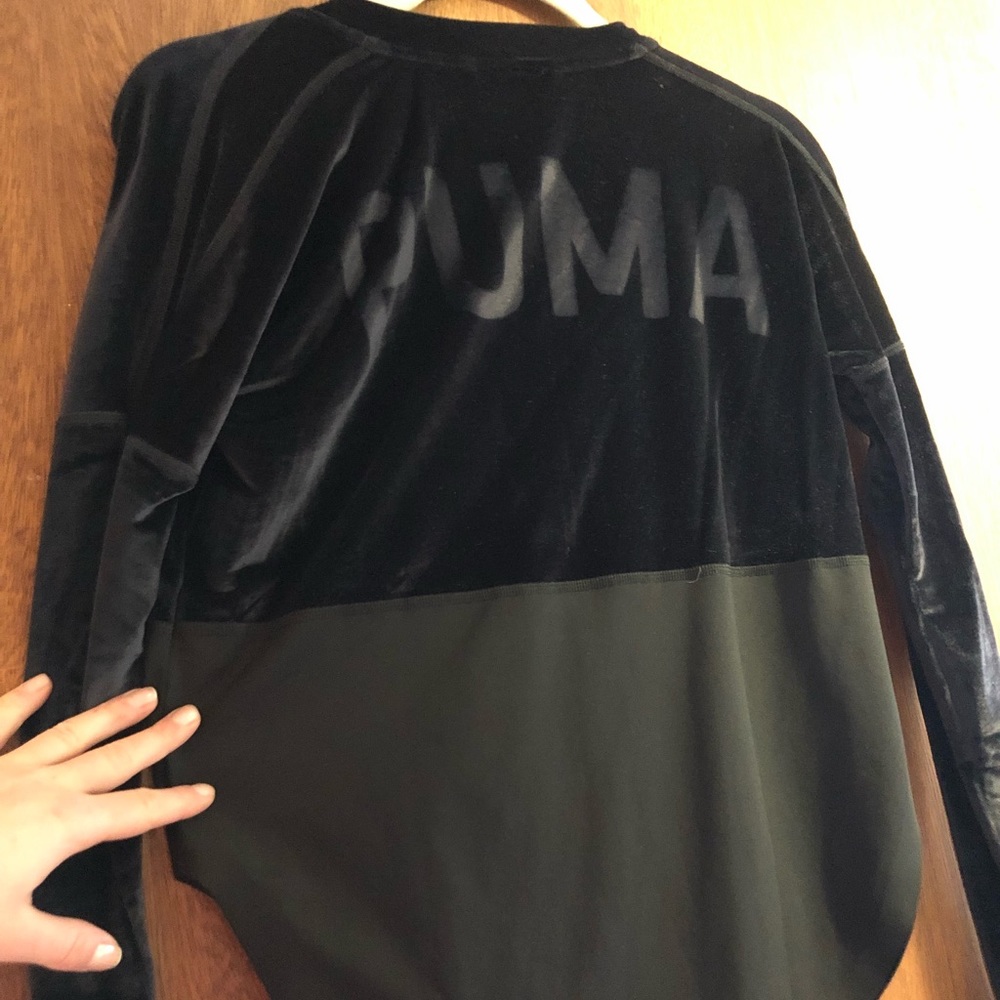 Puma velvet zipper